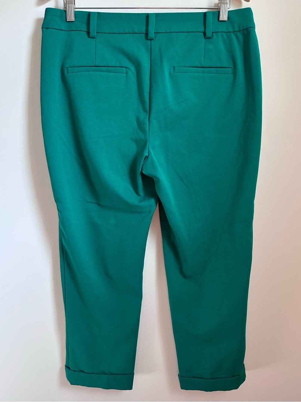 LOFT The Devin Slim Pants Bundle Women’s 12P Blue Green Career Ankle Stretch - Picture 3 of 14